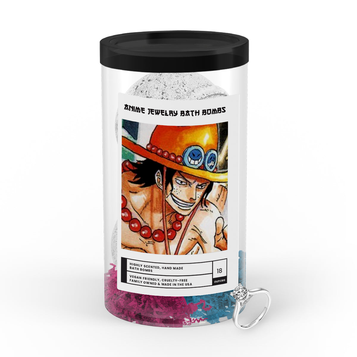 Portgas D., Ace (ポートガス・D・エース) | Anime Jewelry Bath Bombs