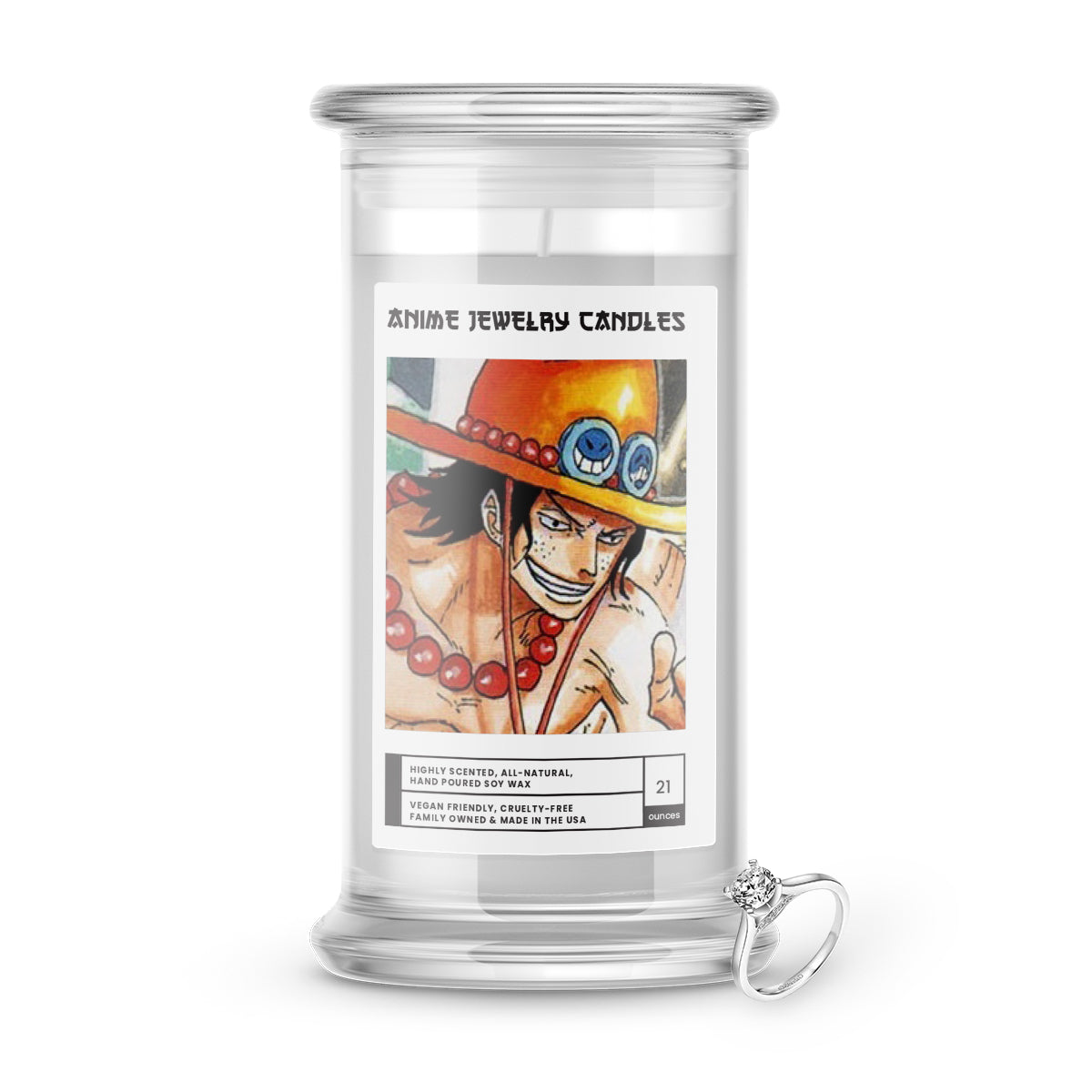 Portgas D., Ace | Anime Jewelry Candles