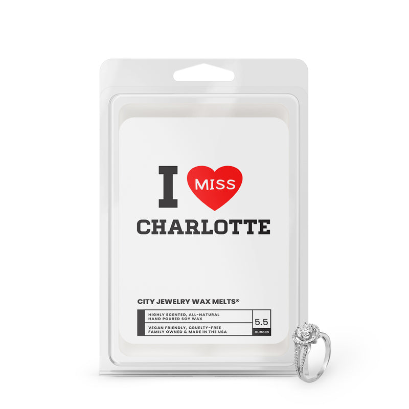 I miss Charlotte City Jewelry Wax Melts