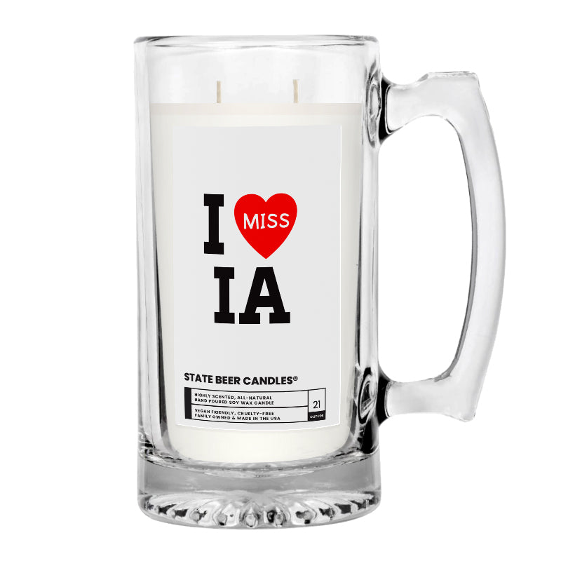 I miss IA State Beer Candles