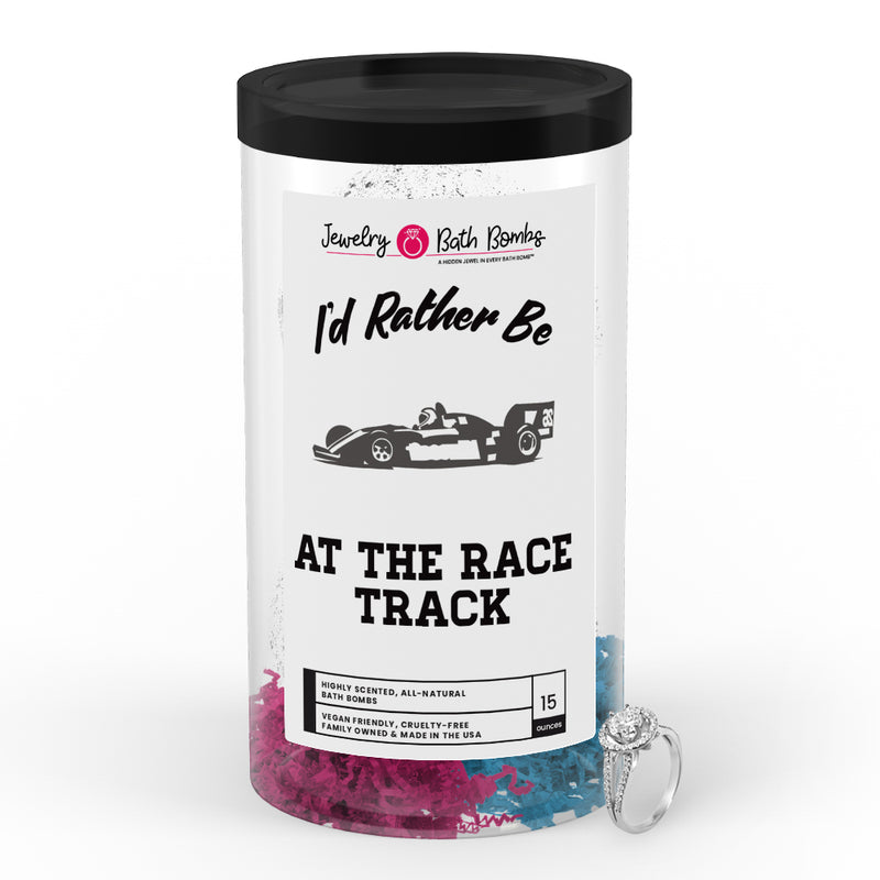 I'd rather be At The Race Track Jewelry Bath Bombs