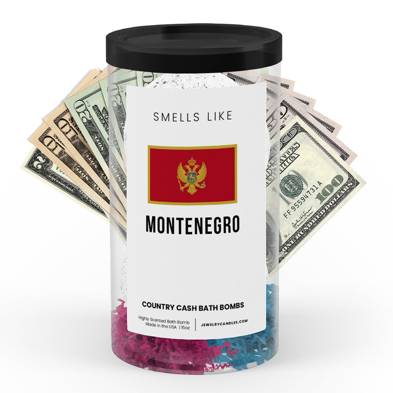 Smells Like Montenegro Country Cash Bath Bombs