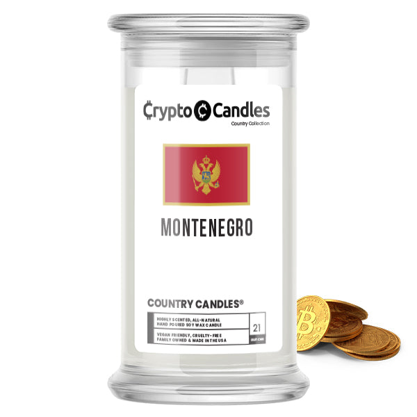 Montenegro Country Crypto Candles