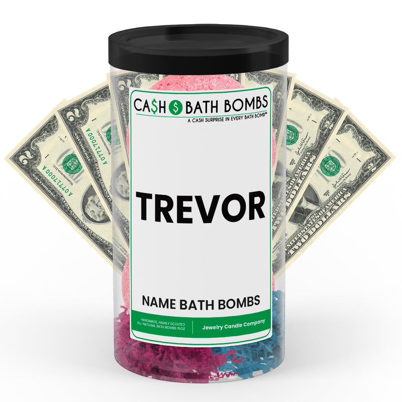TREVOR Name Cash Bath Bomb Tube