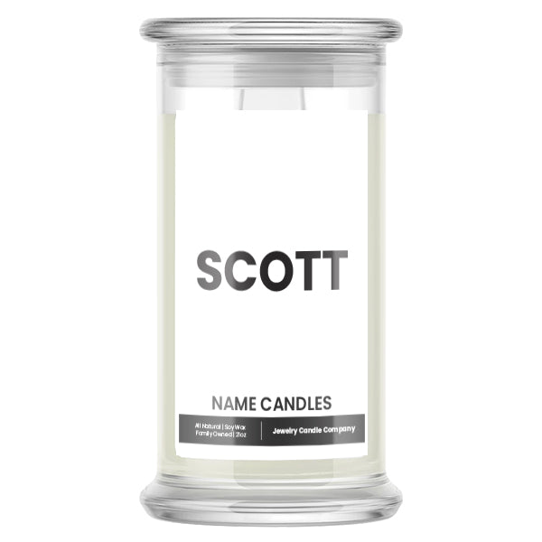 SCOTT Name Candles