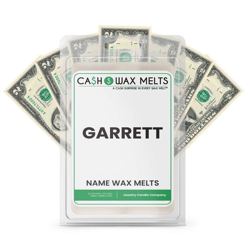 GARRETT Name Cash Wax Melts