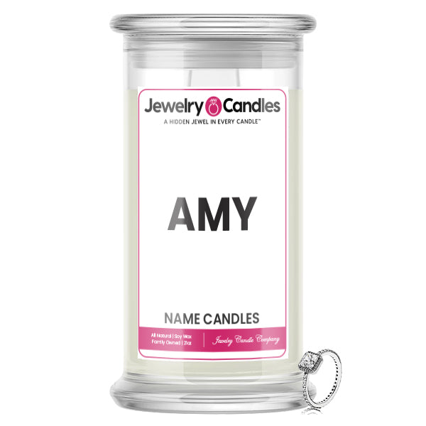 AMY Name Jewelry Candles