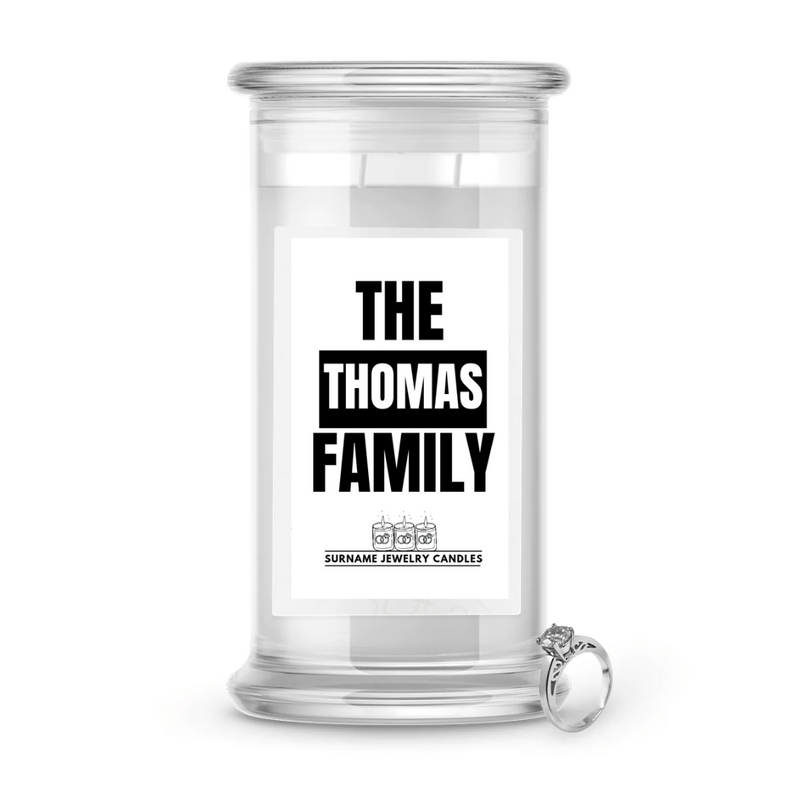 The Thomas Family | Surname Jewelry Candles