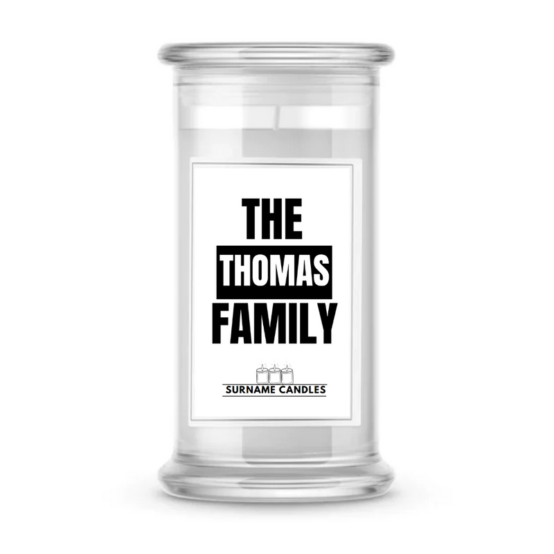 The Thomas Family | Surname Candles