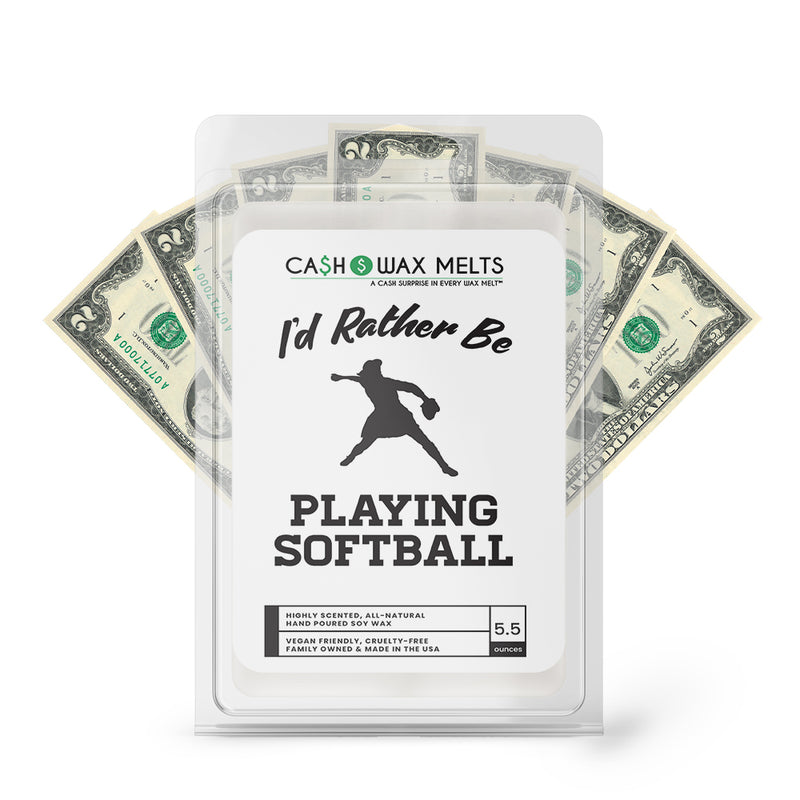 I'd rather be Playing Softball Cash Wax Melts