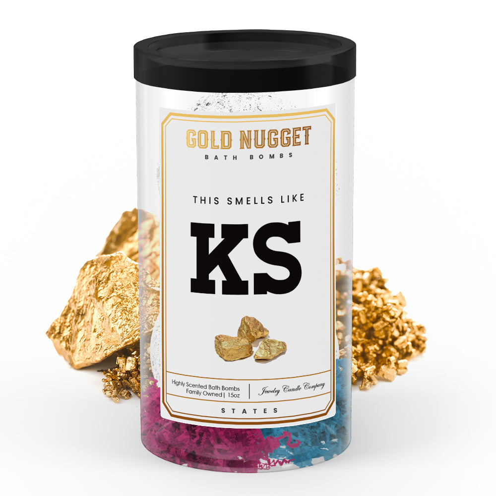 This Smells Like KS State Gold Nugget Bath Bombs