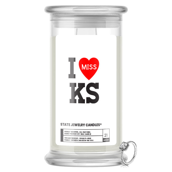 I miss KS State Jewelry Candle