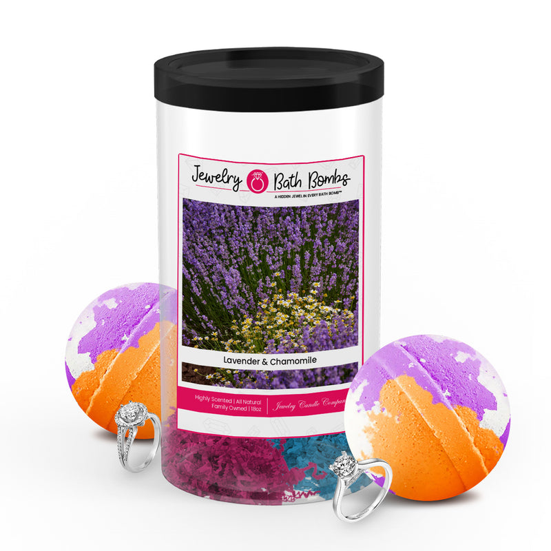 Lavender & Chamomile Jewelry Bath Bombs Twin Pack