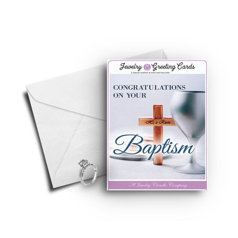 Congratulations On Your Baptism Greetings Card