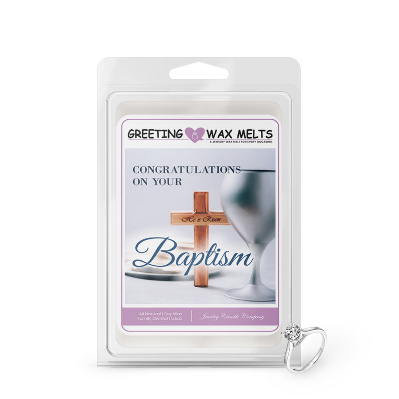 Congratulations On Your Baptism Greetings Wax Melt