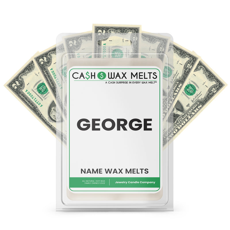 GEORGE Name Cash Wax Melts