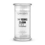 Clean and Sober Bitches Funny Candles