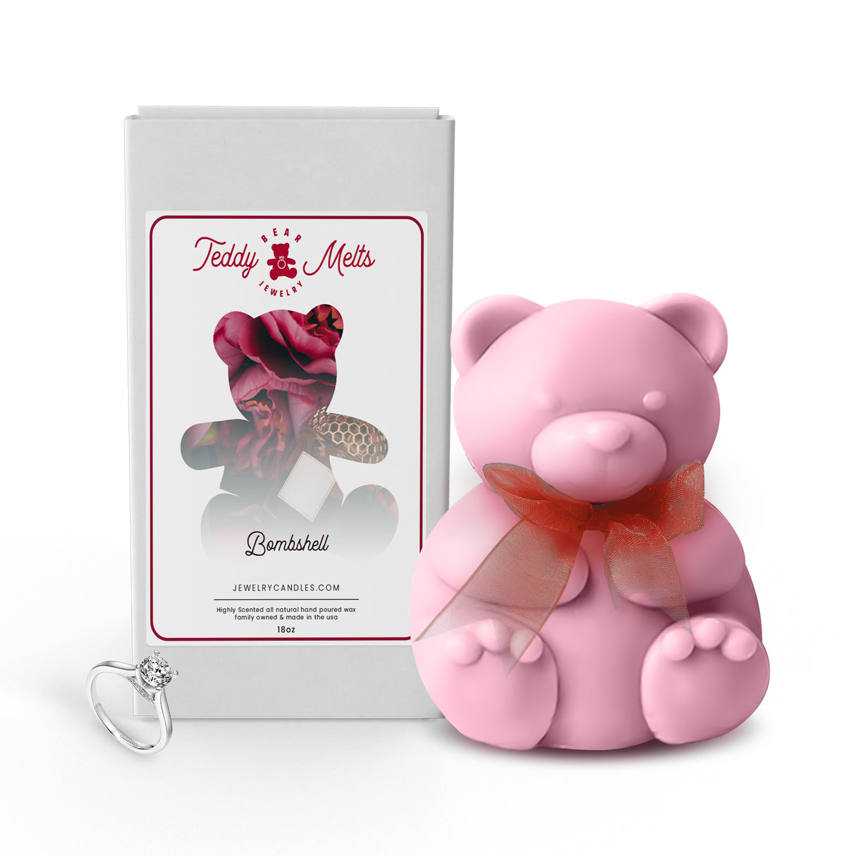 Bombshell  GIANT Teddy Bear Jewelry Wax Melts