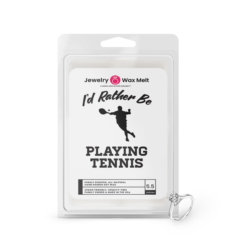 I'd rather be Playing Tennis Jewelry Wax Melts