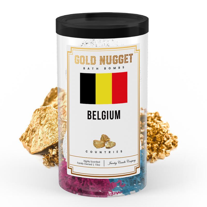 Belgium Countries Gold Nugget Bath Bombs