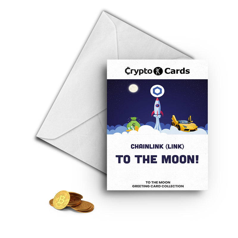 Chainlink (LINK) To The Moon! Crypto Cards