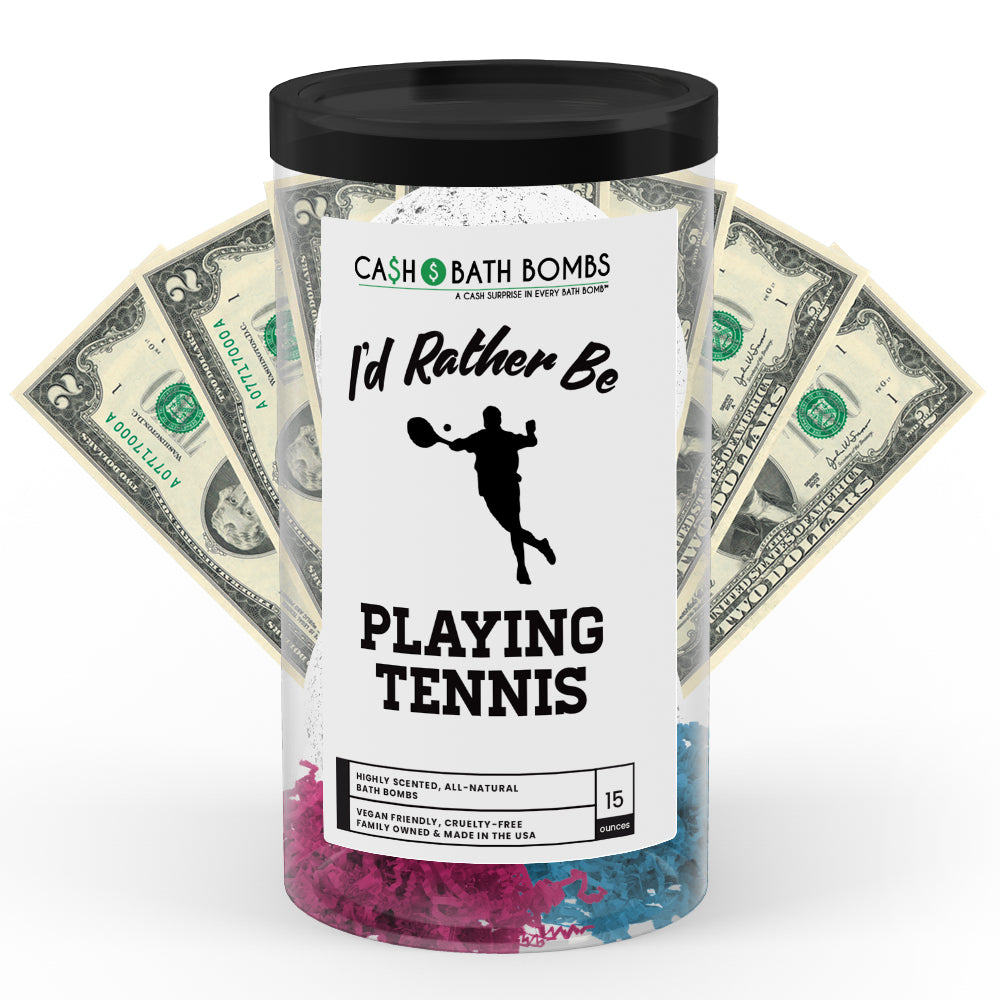I'd rather be Playing Tennis Cash Bath Bombs