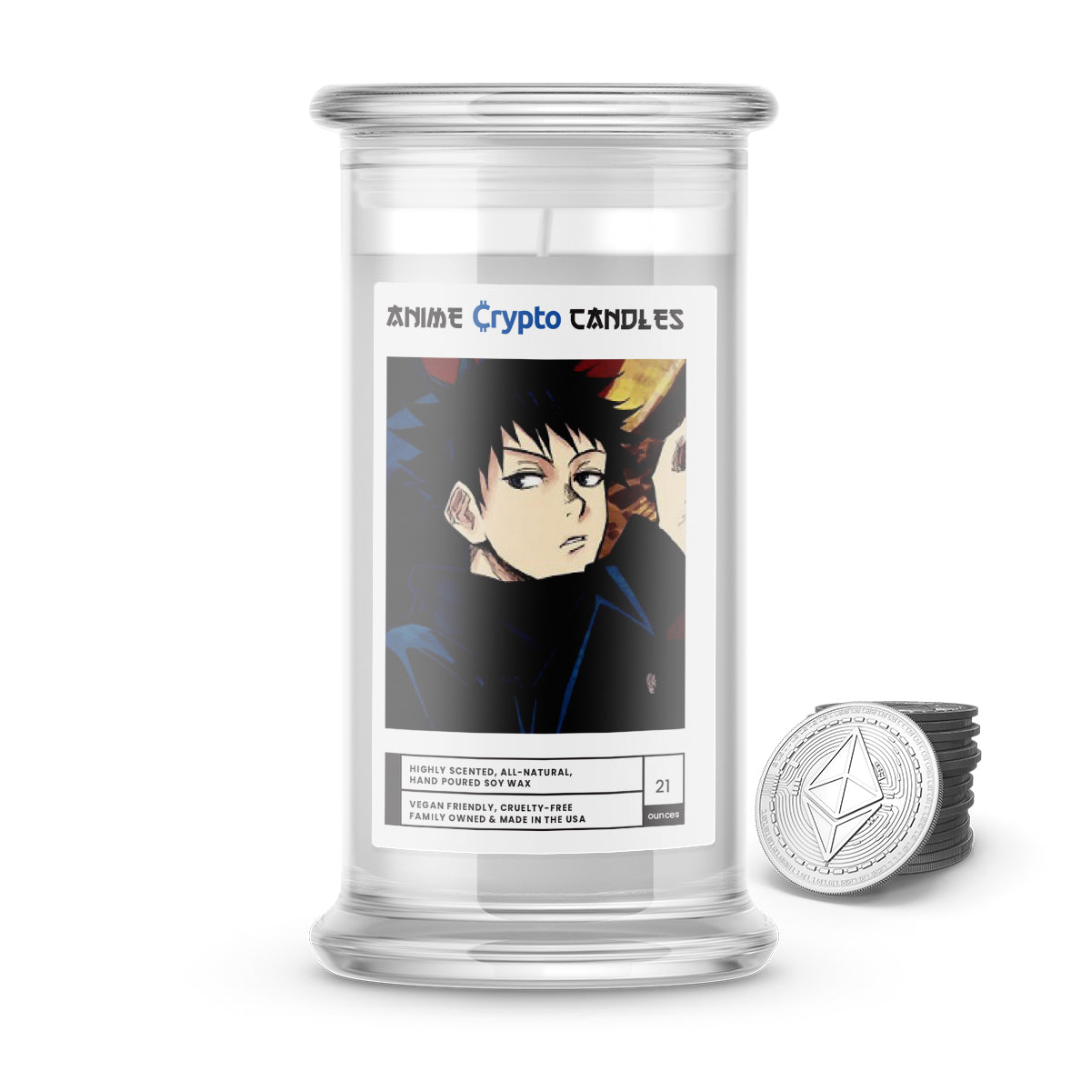 Fushiguro, Megumi (伏黒 恵) - Crypto Anime Candles