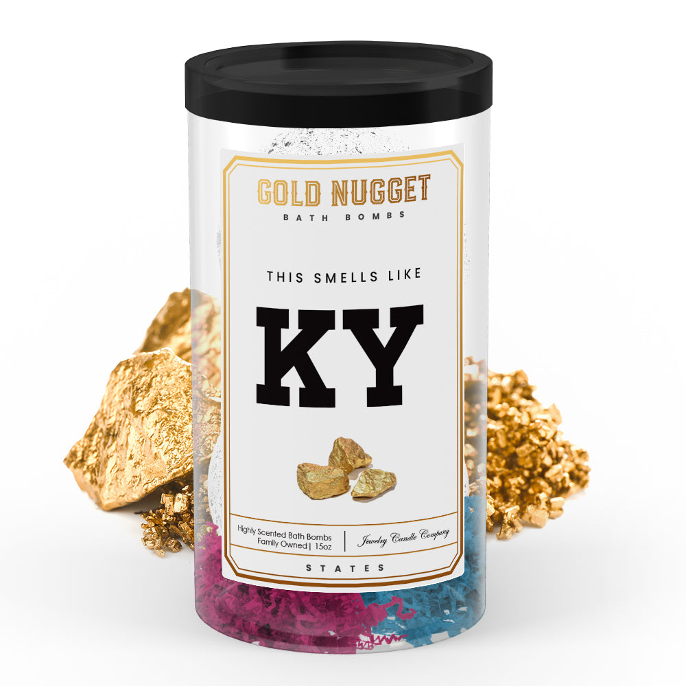 This Smells Like KY State Gold Nugget Bath Bombs
