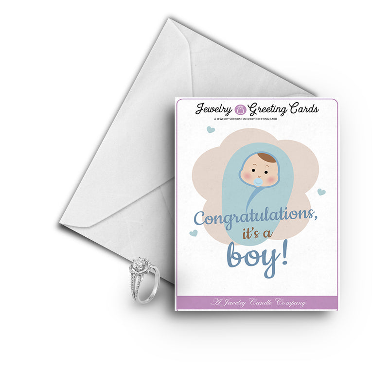Congratulations, It's Boy! Greetings Card