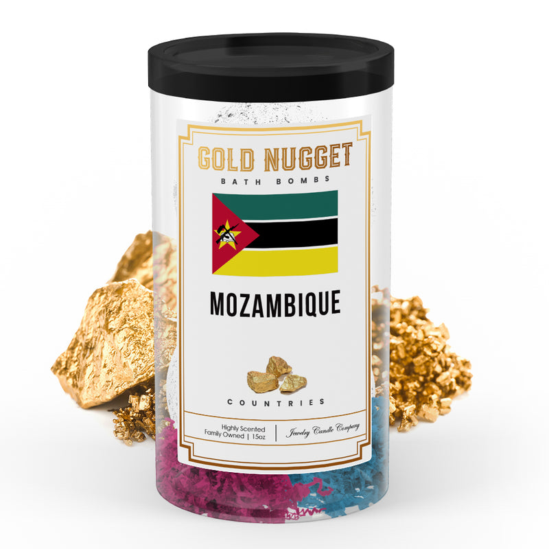 Mozambique Countries Gold Nugget Bath Bombs