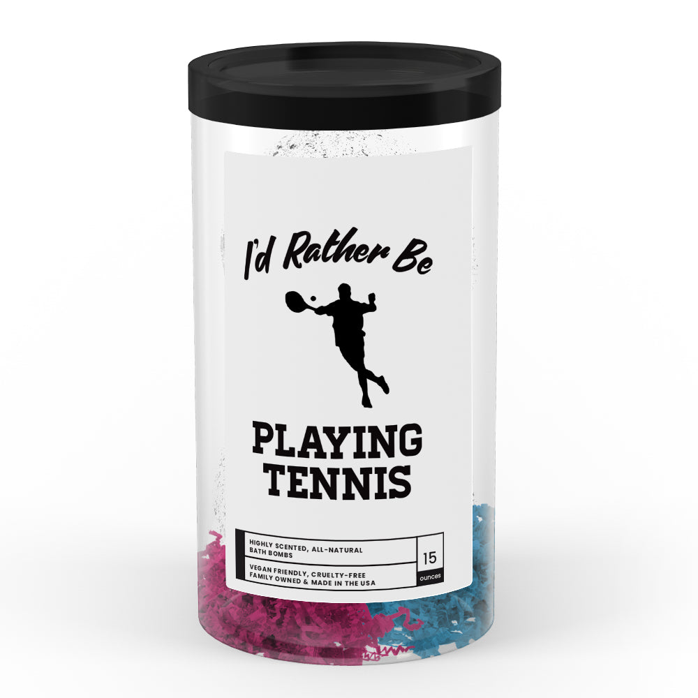 I'd rather be Playing Tennis Bath Bombs