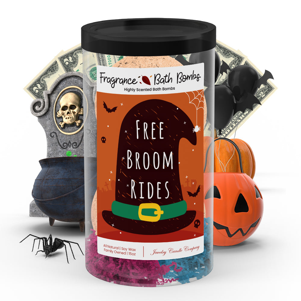 Free broom rides Fragrance Bath Bombs