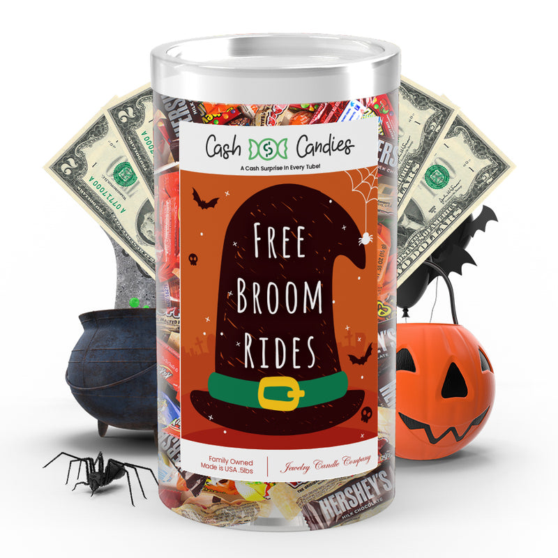 Free broom rides Cash Candy