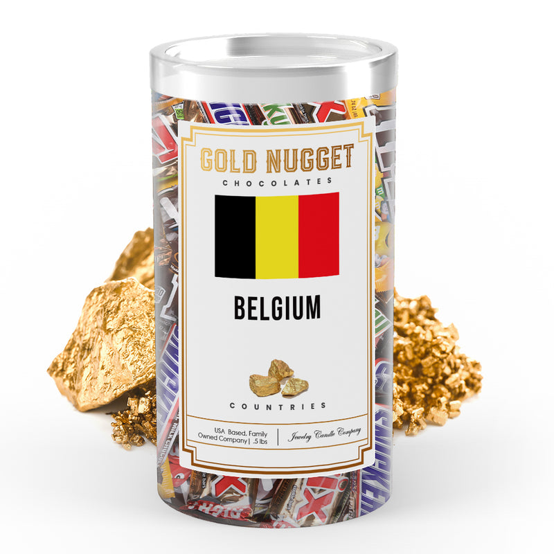 Belgium Countries Gold Nugget Chocolates