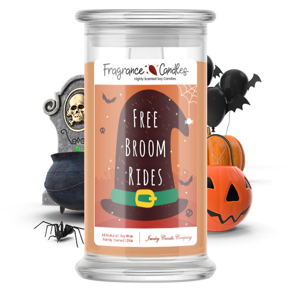 Free broom rides Fragrance Candle