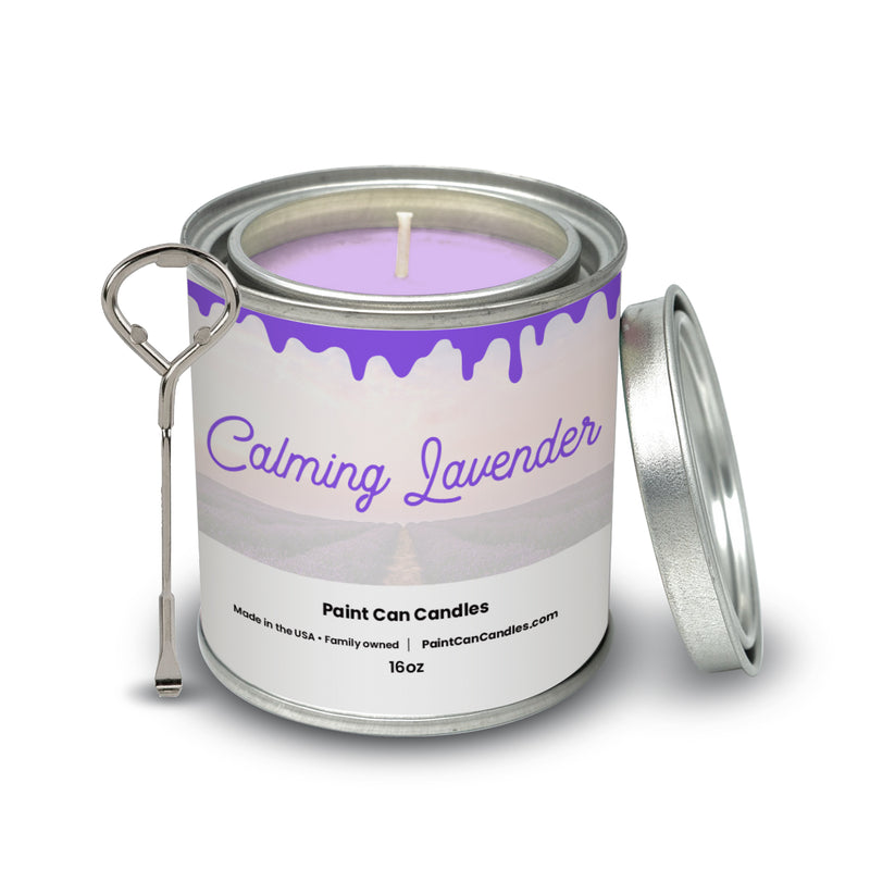 Calming Lavender - Paint Can Candles