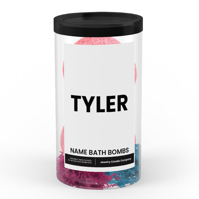 TYLER Name Bath Bomb Tube