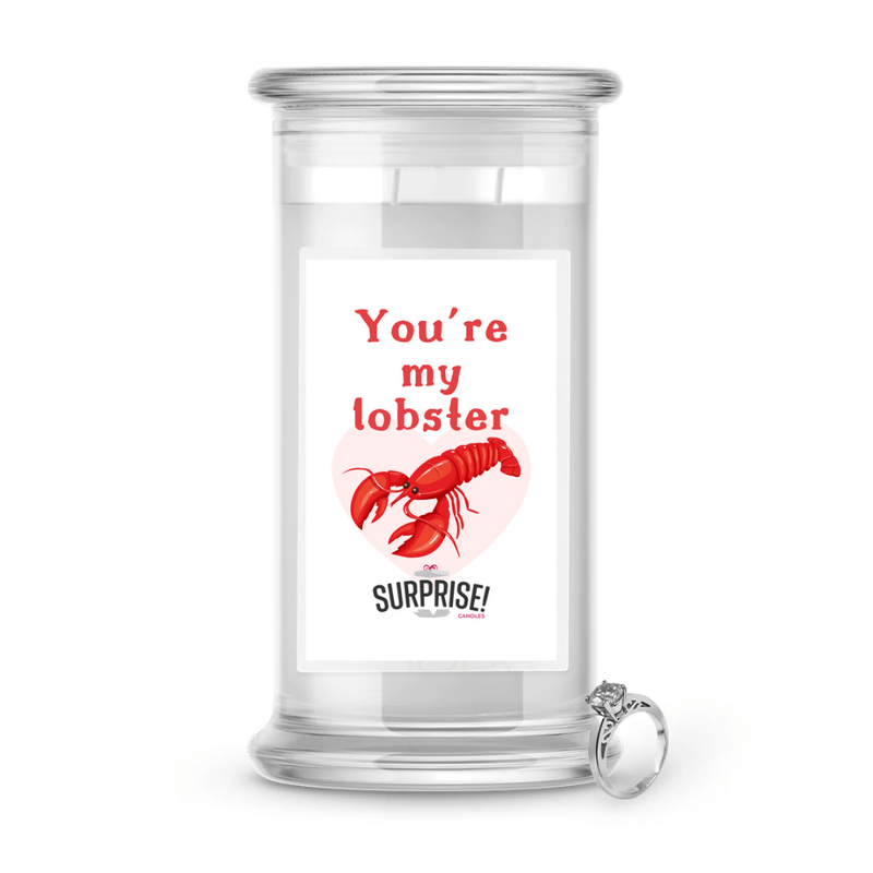 You're My Lobster | Valentine's Day Surprise Jewelry Candles