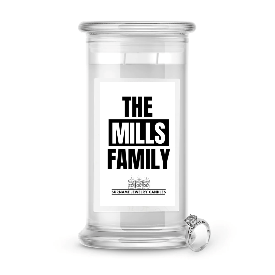The Mills Family | Surname Jewelry Candles