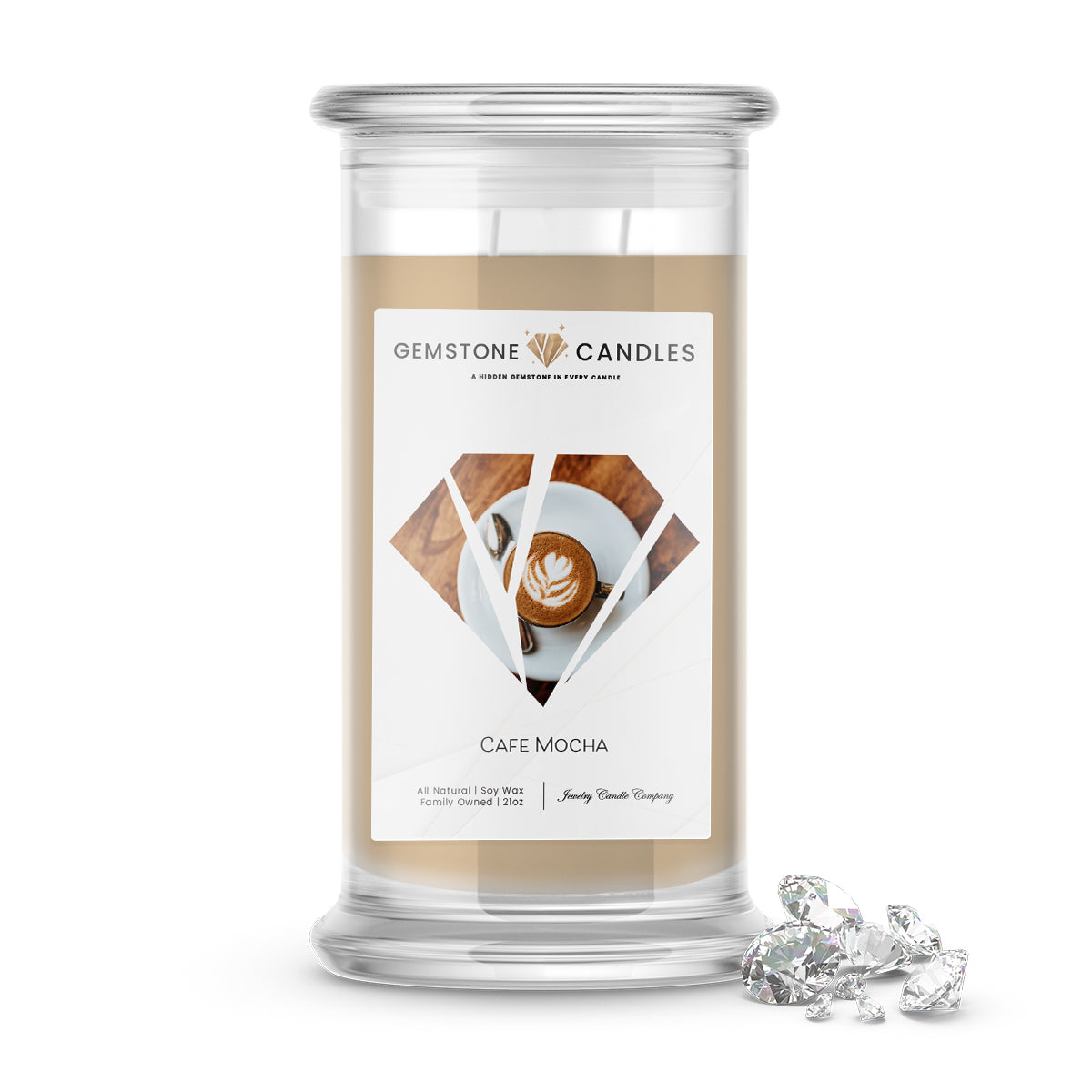 Café Mocha | Gemstone Candles