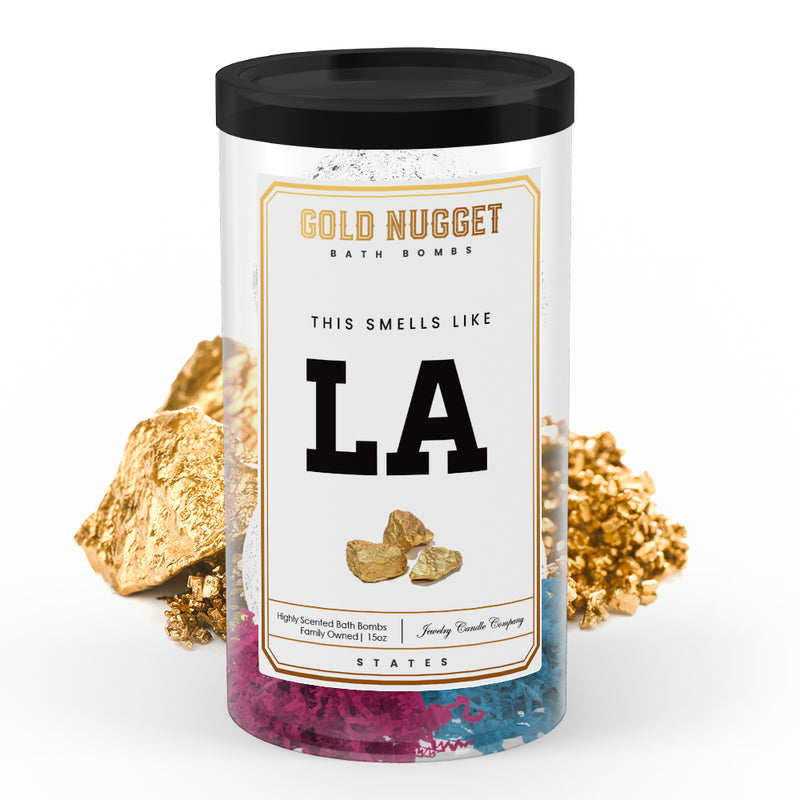 This Smells Like LA State Gold Nugget Bath Bombs