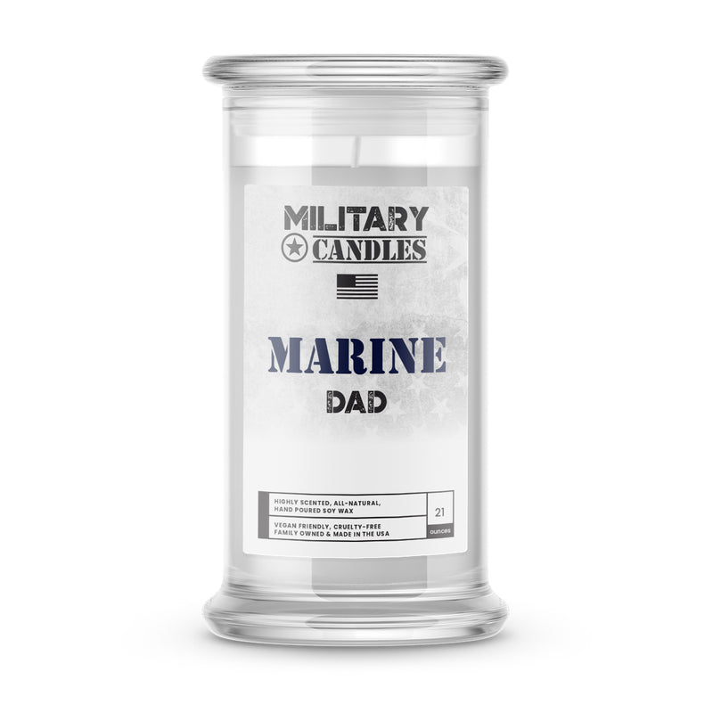 MARINE Dad | Military Candles