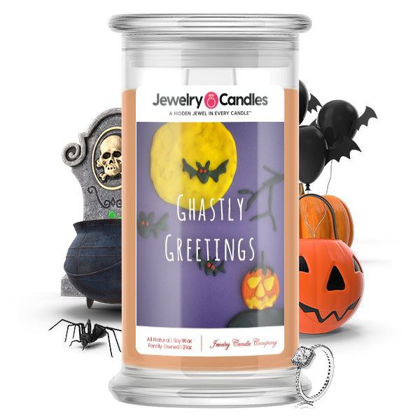 Ghastly greetings Jewelry Candle