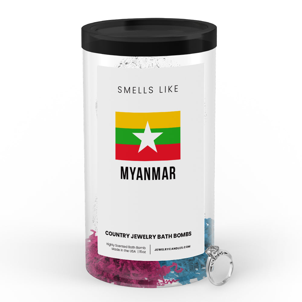 Smells Like Myanmar Country Jewelry Bath Bombs