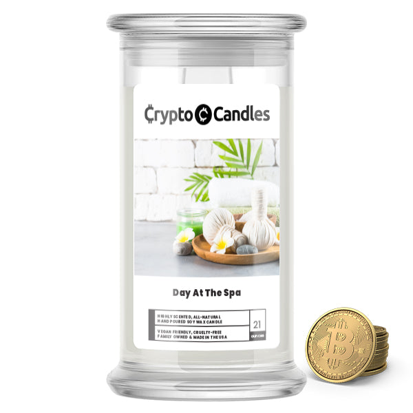 Day At The Spa Crypto Candle