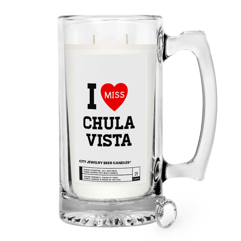 I miss Chulavista City Jewelry Beer Candles