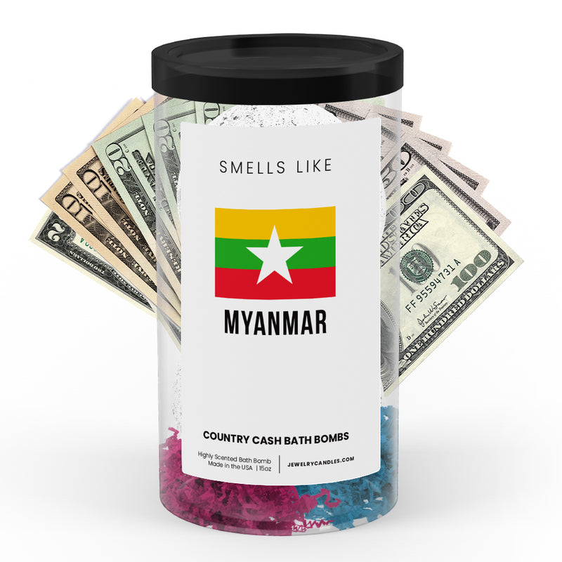 Smells Like Myanmar Country Cash Bath Bombs