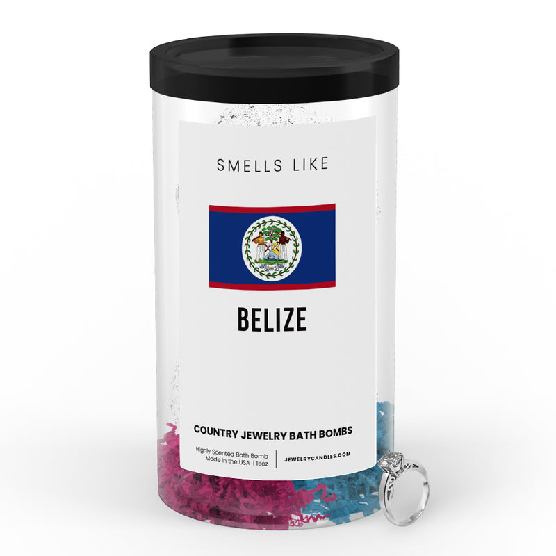 Smells Like Belize Country Jewelry Bath Bombs