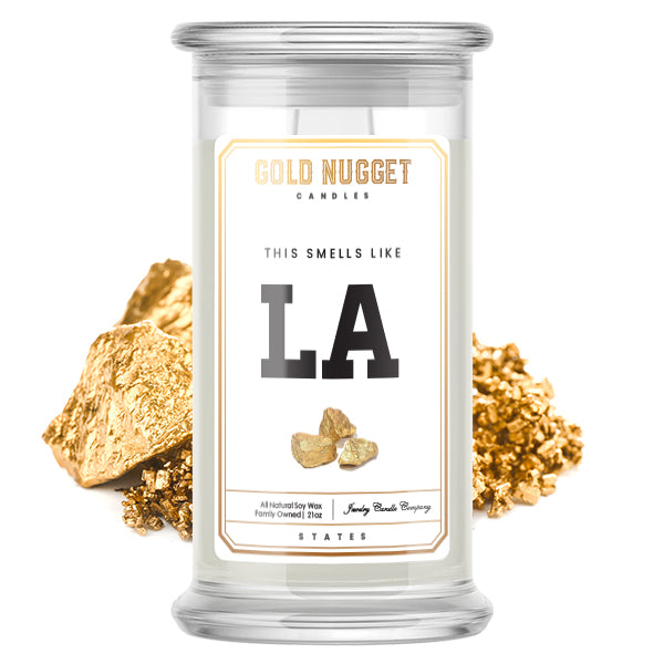 This Smells Like LA State Gold Nugget Candles