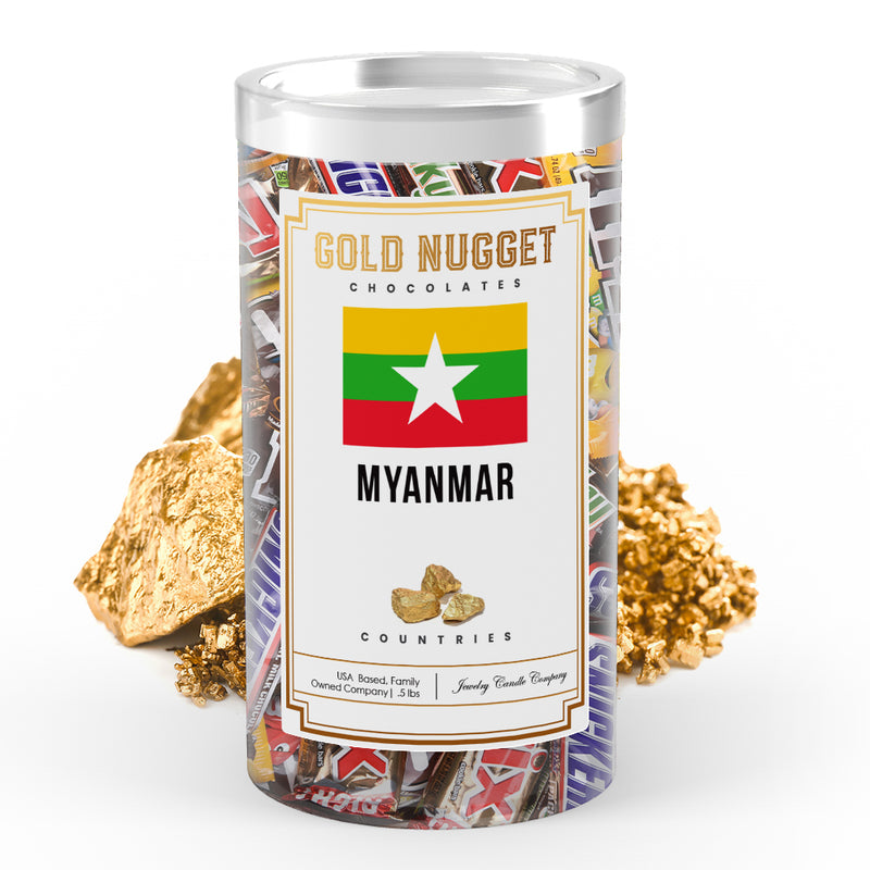 Myanmar Countries Gold Nugget Chocolates